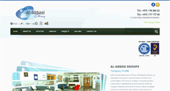 Desktop Screenshot of alabbasigroup.net